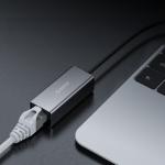 Adaptor de retea extern Orico XC-R45-V1, USB-C tata la RJ45 mama, Viteza de pana la 1000 Mbps, Lungime cablu 15cm, Negru 10 - lerato.ro