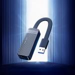 Adaptor de retea extern Orico UTK-U3, USB-A 3.0 tata la RJ45 mama, Viteza de pana la 1000 Mbps, Lungime cablu 7.5cm, Negru 7 - lerato.ro