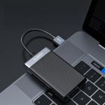 Adaptor card reader Orico CL4D-A3, USB-A la microSD / SD / CF / MS, 5 Gb/s, Lungime cablu 15cm, Black / Silver 8 - lerato.ro