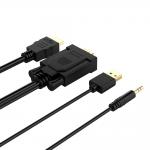 Adaptor video / audio Orico XD-VATH, VGA tata si jack 3.5 tata la HDMI tata, Full HD / 60Hz, 5m, Negru 7 - lerato.ro