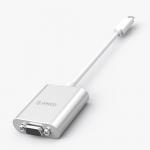 Adaptor video / audio Orico PTAV, USB-C la VGA mama / Jack 3.5 mama, Full HD, 15cm, Silver 13 - lerato.ro