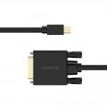 Cablu video Orico XD-MDTD, DVI tata la DisplayPort tata, Full HD / 60Hz, 2m, Negru 5 - lerato.ro