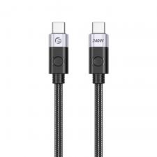 Cablu pentru incarcare si transfer de date Orico CC240, 2x USB-C, 240W, 5A, 40Gb/s, 8K / 60Hz, 0.5m, Negru