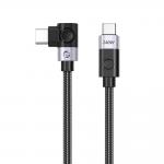 Cablu pentru incarcare si transfer de date Orico CW240, 2x USB-C, 240W, 5A, 480 Mbps, 2m, Negru 2 - lerato.ro