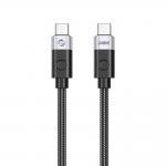 Cablu pentru incarcare si transfer de date Orico CC240, 2x USB-C, 240W, 5A, 480 Mbps, 1.5m, Negru 2 - lerato.ro
