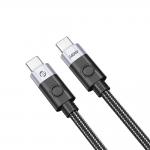 Cablu pentru incarcare si transfer de date Orico CC240, 2x USB-C, 240W, 5A, 480 Mbps, 1.5m, Negru 4 - lerato.ro
