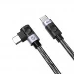 Cablu pentru incarcare si transfer de date Orico C2CW, 2x USB-C, 100W, 5A, 480 Mbps, 0.5m, Negru 2 - lerato.ro
