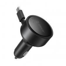 Incarcator auto Orico FC-60-2C, 1x USB-C, 1x USB-A, 60W, Fast Charging, Negru