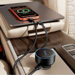 Incarcator auto Orico FC-60-2C, 1x USB-C, 1x USB-A, 60W, Fast Charging, Negru 9 - lerato.ro