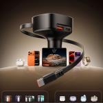Incarcator auto Orico FC-66-1A2C, 2x USB-C, 1x USB-A, 66W, 3A, Fast Charging, Negru 13 - lerato.ro