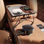Incarcator auto Orico FC-66-1A2C, 2x USB-C, 1x USB-A, 66W, 3A, Fast Charging, Negru 7 - lerato.ro