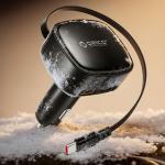 Incarcator auto Orico FC-66-1A2C, 2x USB-C, 1x USB-A, 66W, 3A, Fast Charging, Negru 10 - lerato.ro