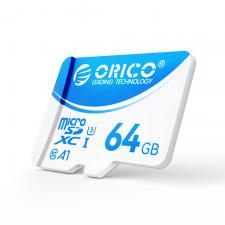 Card de memorie ORICO B3, microSD, 64GB, clasa 10 / U3 / A1, Viteza 70 MB/s, Alb / Albastru