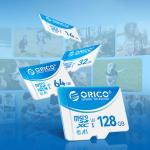 Card de memorie ORICO B3, microSD, 64GB, clasa 10 / U3 / A1, Viteza 70 MB/s, Alb / Albastru 5 - lerato.ro