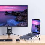 Stand universal laptop Orico MA15, Compatibil cu laptop de 13 inch, Pliabil, Gri 14 - lerato.ro