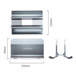 Stand universal laptop Orico NPB2, 150 x 90 x 115 mm, Ajustare automata, Grosima maxima acceptata 40mm, Gri 3 - lerato.ro