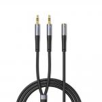 Cablu audio Orico AX1, Splitter 2x Jack 3.5 mm tata la Jack 3.5 mm tata, 0.5m, Negru 2 - lerato.ro