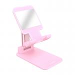 Suport telefon si tablete pliabil Orico MPHJ-PK-BP, reglare 135 grade, cu oglinda, Roz 7 - lerato.ro