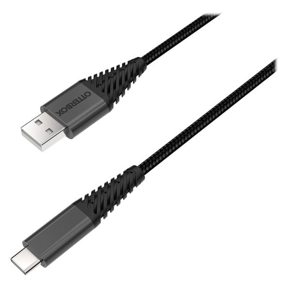 Cablu rezistent pentru incarcare rapida si transfer de date Otterbox USB A - USB C 2m Negru 1 - lerato.ro