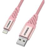 Cablu pentru incarcare si transfer de date Otterbox Premium USB/Lightning 1m Rose Gold