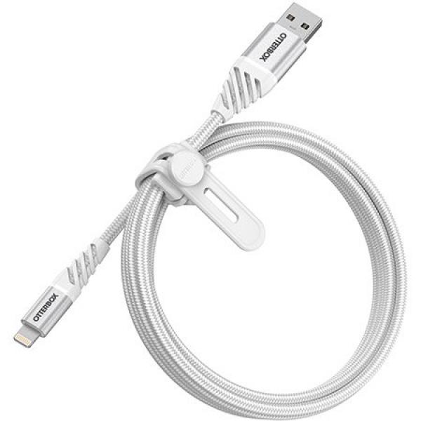 Cablu pentru incarcare si transfer de date Otterbox Premium USB/Lightning 1m Alb 1 - lerato.ro