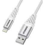 Cablu pentru incarcare si transfer de date Otterbox Premium USB/Lightning 1m Alb