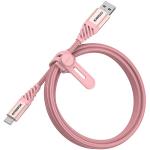 Cablu pentru incarcare si transfer de date Otterbox Premium USB/USB Type-C 1m Rose Gold 2 - lerato.ro