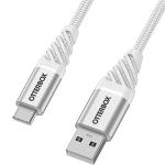 Cablu pentru incarcare si transfer de date Otterbox Premium USB/USB Type-C 2m Alb