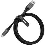 Cablu pentru incarcare si transfer de date Otterbox Premium USB/USB Type-C 2m Negru 2 - lerato.ro