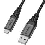 Cablu pentru incarcare si transfer de date Otterbox Premium USB/USB Type-C 2m Negru 4 - lerato.ro