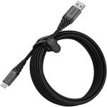 Cablu pentru incarcare si transfer de date Otterbox Premium USB/USB Type-C 3m Negru 2 - lerato.ro