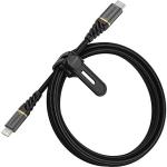 Cablu pentru incarcare si transfer de date Otterbox Premium USB Type-C/Lightning 1m Negru 2 - lerato.ro
