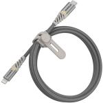 Cablu pentru incarcare si transfer de date Otterbox Premium USB Type-C/Lightning 1m Silver 2 - lerato.ro