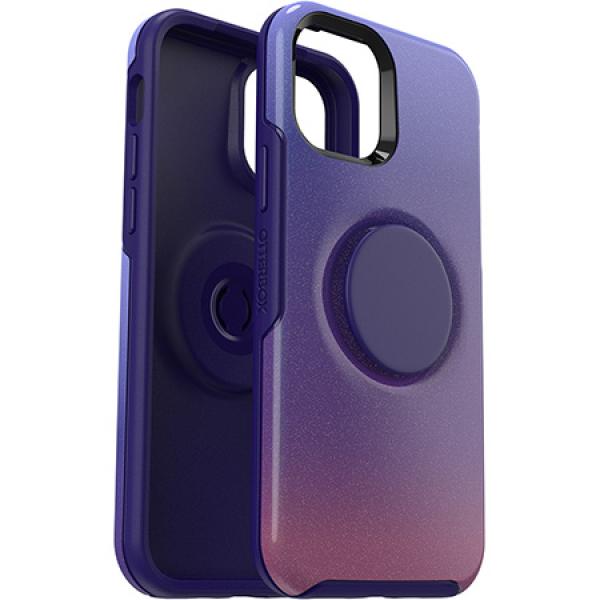 Carcasa Otterbox Pop Symmetry compatibila cu iPhone 12/12 Pro Violet Dusk 1 - lerato.ro