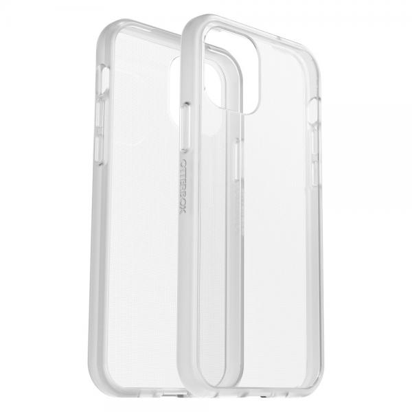 Carcasa Otterbox React compatibila cu iPhone 12/12 Pro cu folie de protectie Trusted Glass, Clear