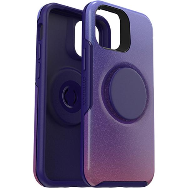 Carcasa Otterbox Pop Symmetry compatibila cu iPhone 12 Mini Violet Dusk