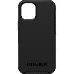 Carcasa antimicrobiana Otterbox Symmetry Plus iPhone 12 Mini, compatibila MagSafe, Black