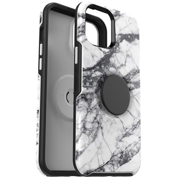 Carcasa Otterbox Pop Symmetry compatibila cu iPhone 12 Pro Max White Marble 1 - lerato.ro