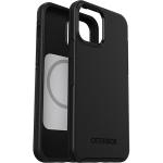 Carcasa antimicrobiana Otterbox Symmetry Plus iPhone 12 Pro Max, compatibila MagSafe, Black