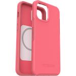 Carcasa antimicrobiana Otterbox Symmetry Plus iPhone 12 Pro Max, compatibila MagSafe, Tea Petal Pink