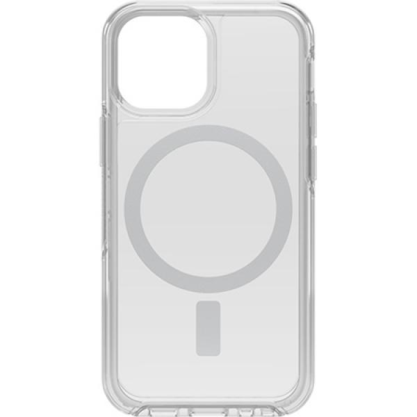 Carcasa antimicrobiana Otterbox Symmetry Plus compatibila cu iPhone 13 Mini / iPhone 12 Mini, MagSafe, Clear 1 - lerato.ro
