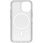 Carcasa antimicrobiana Otterbox Symmetry Plus pentru iPhone 13 Mini / iPhone 12 Mini, compatibila MagSafe, Clear