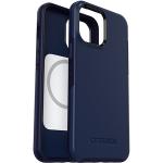 Carcasa antimicrobiana Otterbox Symmetry Plus compatibila cu iPhone 13 Pro Max / iPhone 12 Pro Max, MagSafe, Navy Blue 3 - lerato.ro