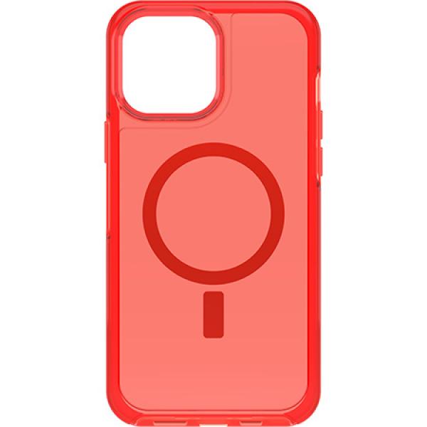 Carcasa antimicrobiana Otterbox Symmetry Plus pentru iPhone 13 Pro Max / iPhone 12 Pro Max, compatibila MagSafe, Red 1 - lerato.ro