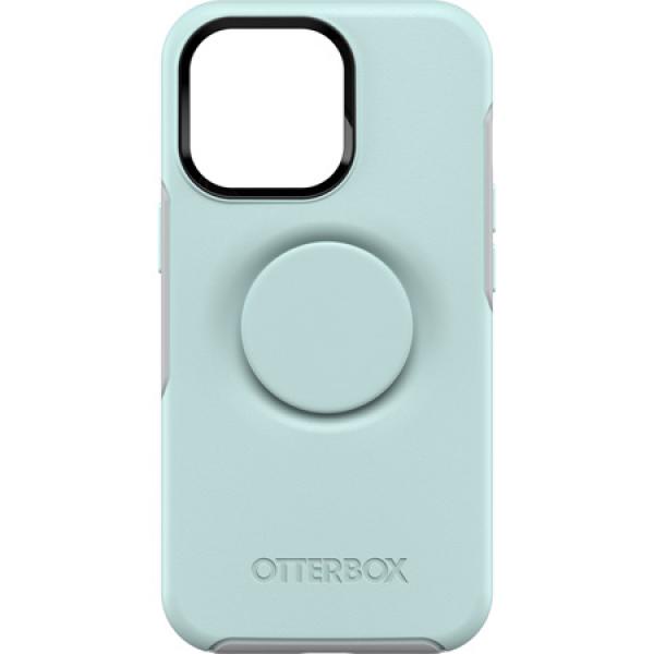 Carcasa antimicrobiana Otterbox Pop Symmetry compatibila cu iPhone 13 Pro Blue 1 - lerato.ro