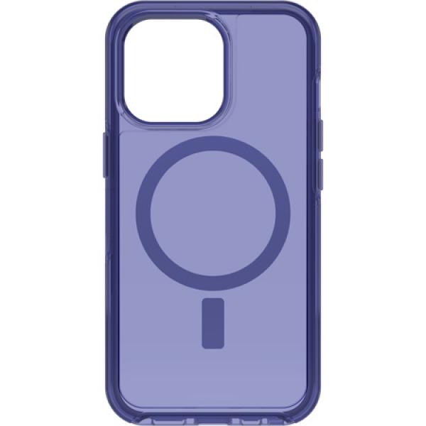 Carcasa antimicrobiana Otterbox Symmetry Plus compatibila cu iPhone 13 Pro, MagSafe, Albastru