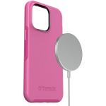 Carcasa antimicrobiana Otterbox Symmetry Plus pentru iPhone 13 Pro, compatibila MagSafe, Pink
