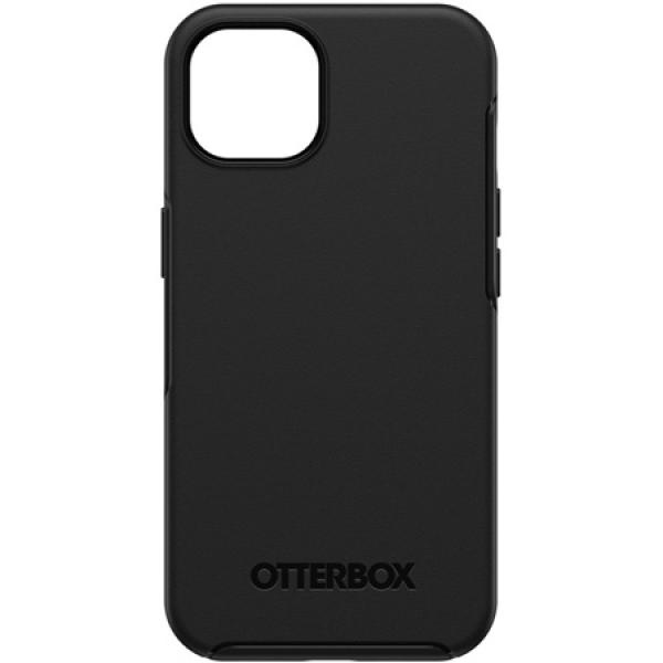 Carcasa antimicrobiana Otterbox Symmetry Plus pentru iPhone 13, compatibila MagSafe, Black