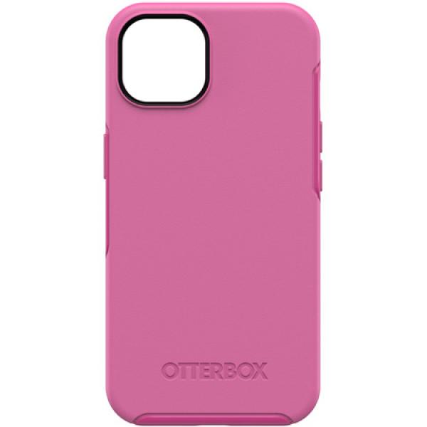 Carcasa antimicrobiana Otterbox Symmetry Plus compatibila cu iPhone 13, MagSafe, Pink