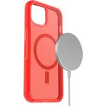 Carcasa antimicrobiana Otterbox Symmetry Plus compatibila cu iPhone 13, MagSafe, Red